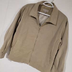 Retreat Brand Retro Look Men's Tan Jacket, Size Medium